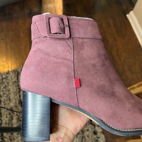 🌻Marc Joseph Burgundy Ankle Boots - Picture 6 of 9